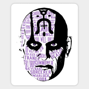 Quan Chi text portrait Magnet